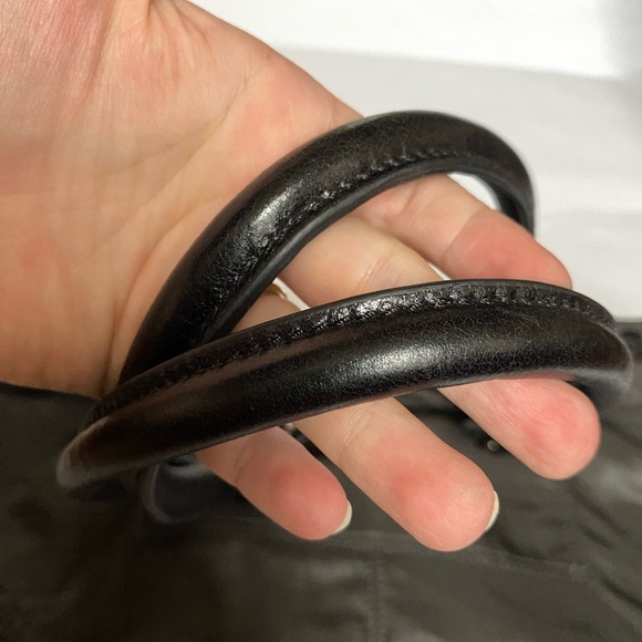 Christopher Kon Canvas/Leather Large Tote Bag/Purse - Picture 11 of 15